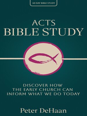 cover image of Acts Bible Study